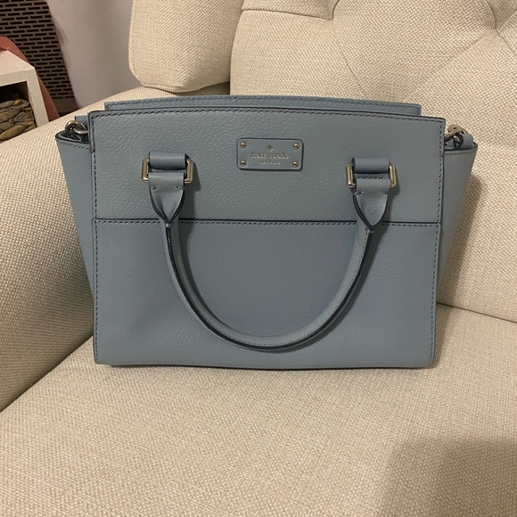 kate spade Handbags - Blue Kate space crossbody/satchel